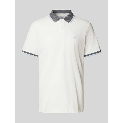 Koszulka polo z detalem z logo model ‘RUBY’ ze sklepu Peek&Cloppenburg  w kategorii T-shirty męskie - zdjęcie 170932607