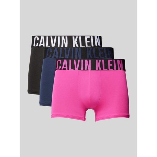 Obcisłe bokserki z elastycznym paskiem z logo w zestawie 3 szt. ze sklepu Peek&Cloppenburg  w kategorii Majtki męskie - zdjęcie 170932609