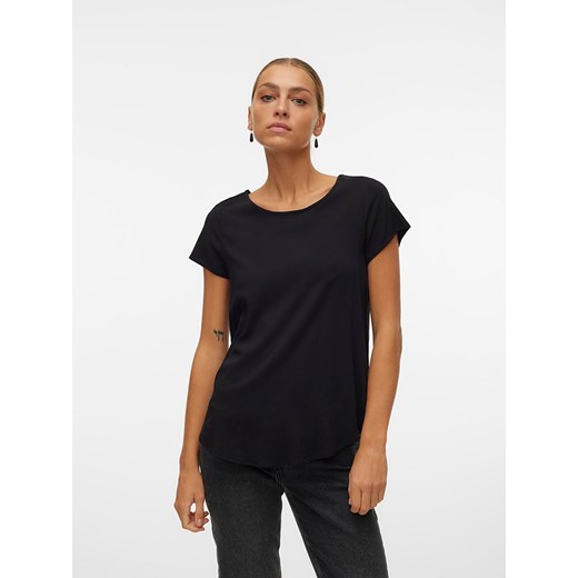 Vero Moda Koszulka w kolorze czarnym ze sklepu Limango Polska w kategorii Bluzki damskie - zdjęcie 170935189