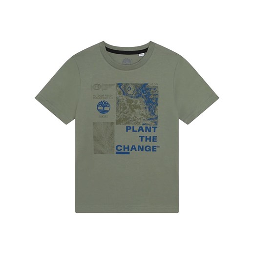 Timberland Koszulka w kolorze khaki ze sklepu Limango Polska w kategorii T-shirty chłopięce - zdjęcie 170935245