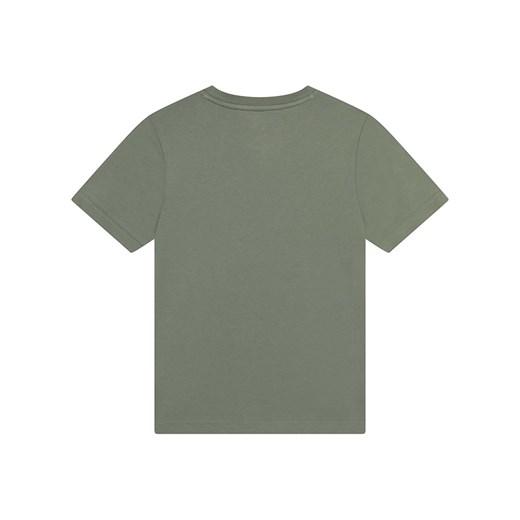 T-shirt chłopięce Timberland zielony z elastanu w nadruki 