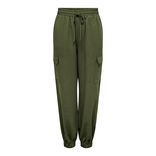 ONLY Spodnie w kolorze khaki ze sklepu Limango Polska w kategorii Spodnie damskie - zdjęcie 170935796