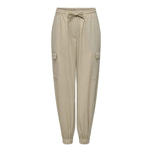 ONLY Spodnie w kolorze beżowym ze sklepu Limango Polska w kategorii Spodnie damskie - zdjęcie 170935798
