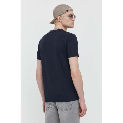 Abercrombie & Fitch t-shirt bawełniany męski kolor granatowy gładki Abercrombie & Fitch S ANSWEAR.com