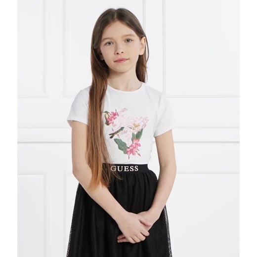 Guess T-shirt | Regular Fit ze sklepu Gomez Fashion Store w kategorii Bluzki dziewczęce - zdjęcie 170939017