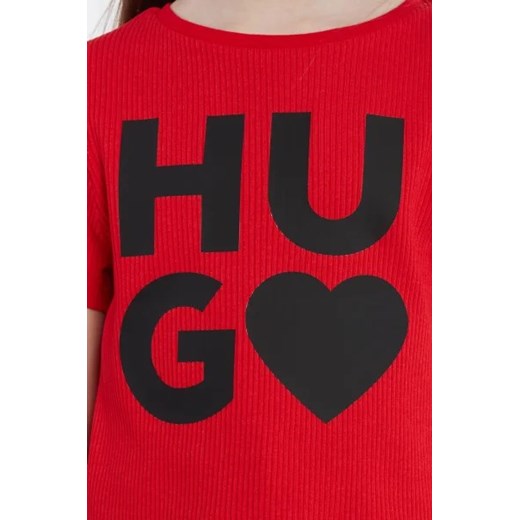 HUGO KIDS T-shirt | Regular Fit Hugo Kids 126 okazja Gomez Fashion Store