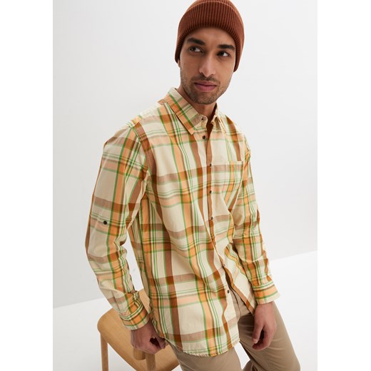 Koszula z długim rękawem, w wygodnym fasonie ze sklepu bonprix w kategorii Koszule męskie - zdjęcie 170939608