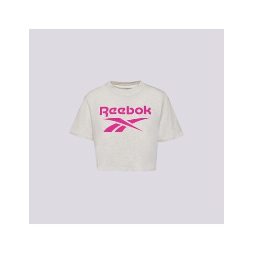 REEBOK T-SHIRT REEBOK IDENTITY BIG LOGO CROP TEE ze sklepu Sizeer w kategorii Bluzki damskie - zdjęcie 170942697