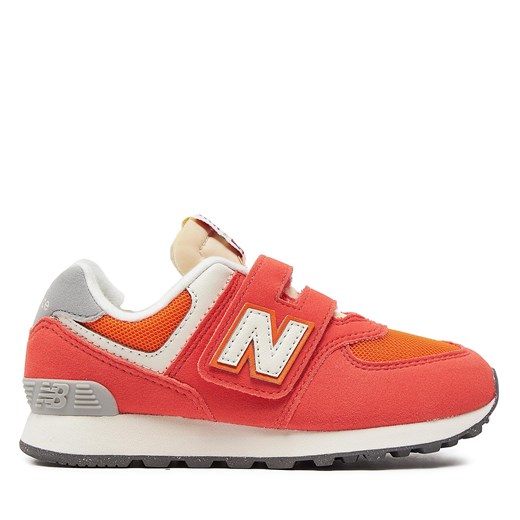 Sneakersy New Balance PV574RCB Pomarańczowy ze sklepu eobuwie.pl w kategorii Buty sportowe dziecięce - zdjęcie 170943055