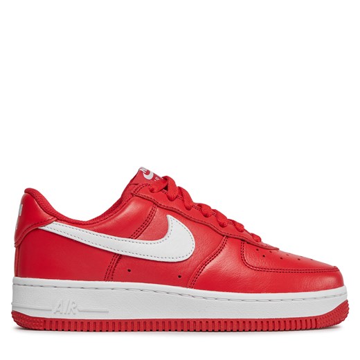 Sneakersy Nike Air Force 1 Low Retro Qs FD7039 600 Czerwony ze sklepu eobuwie.pl w kategorii Buty sportowe damskie - zdjęcie 170943248