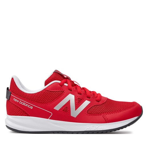 Sneakersy New Balance YK570TR3 Czerwony ze sklepu eobuwie.pl w kategorii Buty sportowe dziecięce - zdjęcie 170943348