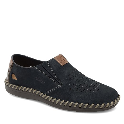 Półbuty Rieker B2457-14 Navy Rieker 44 eobuwie.pl