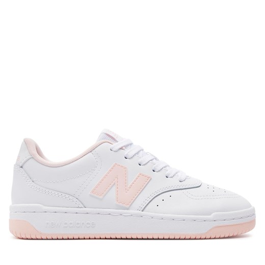 Sneakersy New Balance BBW80WPK White/Pink ze sklepu eobuwie.pl w kategorii Buty sportowe damskie - zdjęcie 170943725