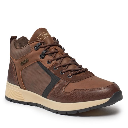 Sneakersy Lanetti MP07-01543-03 Brown Lanetti 41 eobuwie.pl