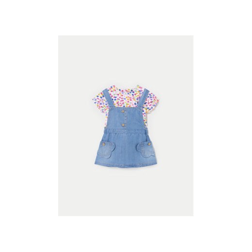 Mayoral Komplet t-shirt i spódniczka 1839 Kolorowy Regular Fit ze sklepu MODIVO w kategorii Komplety niemowlęce - zdjęcie 170945029