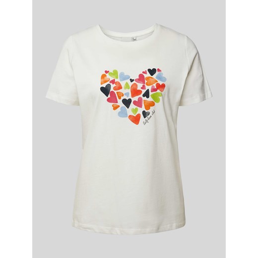 T-shirt z nadrukiem z motywem model ‘Ossi’ ze sklepu Peek&Cloppenburg  w kategorii Bluzki damskie - zdjęcie 170946808