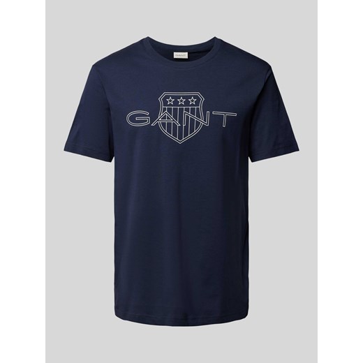 T-shirt z nadrukiem z logo Gant XXL Peek&Cloppenburg 