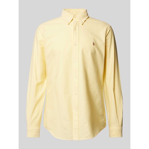 Koszula casualowa o kroju custom fit z kołnierzykiem typu button down ze sklepu Peek&Cloppenburg  w kategorii Koszule męskie - zdjęcie 170946936