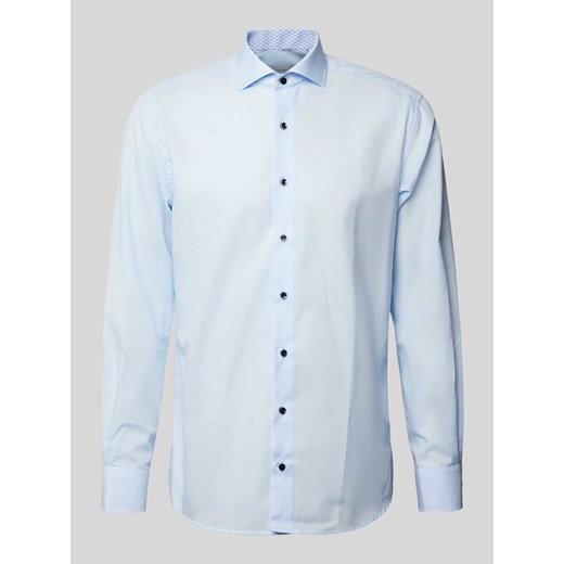 Koszula biznesowa o kroju modern fit z kołnierzykiem typu cutaway ze sklepu Peek&Cloppenburg  w kategorii Koszule męskie - zdjęcie 170946986