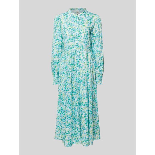 Sukienka midi z włóknami LENZING™ ECOVERO™ model ‘SALIRA’ Yas M Peek&Cloppenburg 