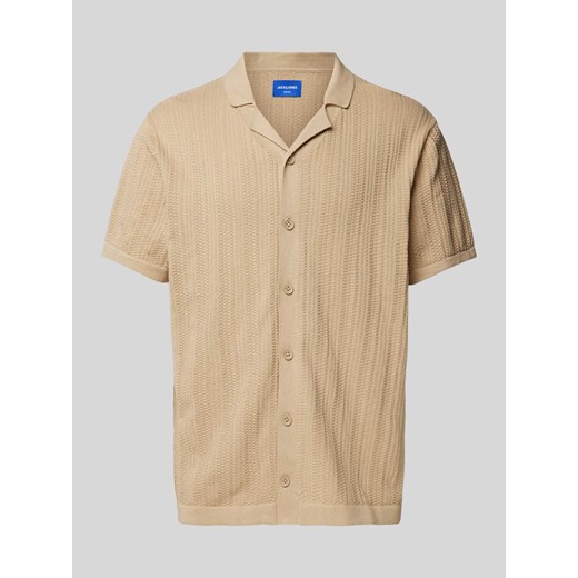 Koszula casualowa o kroju regular fit z imitacji dzianiny ze sklepu Peek&Cloppenburg  w kategorii Koszule męskie - zdjęcie 170947075