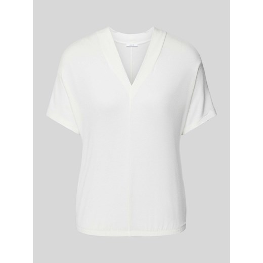 T-shirt z dekoltem w serek model ‘Sagie’ ze sklepu Peek&Cloppenburg  w kategorii Bluzki damskie - zdjęcie 170947089
