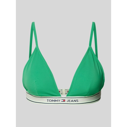 Top bikini z elastycznym paskiem z logo ze sklepu Peek&Cloppenburg  w kategorii Stroje kąpielowe - zdjęcie 170947196