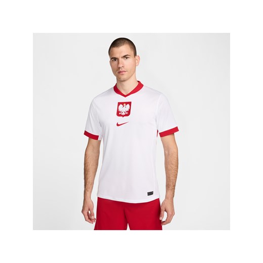 Męska koszulka piłkarska Nike Dri-FIT Polska Stadium 2024/25 (wersja domowa) – replika - Biel ze sklepu Nike poland w kategorii T-shirty męskie - zdjęcie 170947387