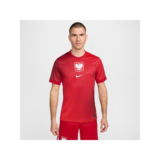 Męska koszulka piłkarska Nike Dri-FIT Polska Stadium 2024/25 (wersja wyjazdowa) – replika - Czerwony ze sklepu Nike poland w kategorii T-shirty męskie - zdjęcie 170947405