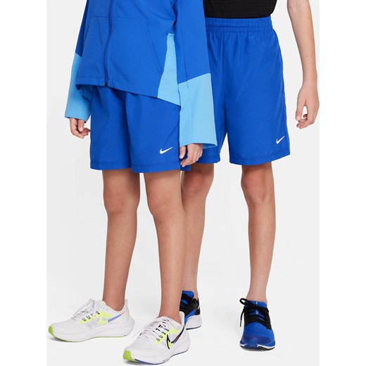 Spodenki treningowe dla dużych dzieci (chłopców) Nike Dri-FIT Multi - Niebieski ze sklepu Nike poland w kategorii Spodenki chłopięce - zdjęcie 170947407