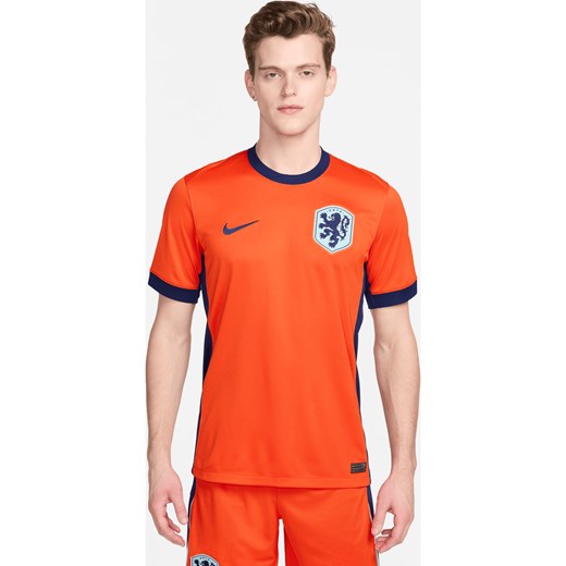 Męska koszulka piłkarska Nike Dri-FIT Holandia (drużyna męska) Stadium 2024/25 (wersja domowa) – replika - Pomarańczowy ze sklepu Nike poland w kategorii T-shirty męskie - zdjęcie 170947469