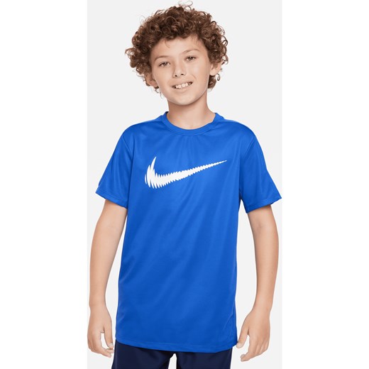 Koszulka z krótkim rękawem dla dużych dzieci Dri-FIT Nike Trophy23 - Niebieski ze sklepu Nike poland w kategorii T-shirty chłopięce - zdjęcie 170947517