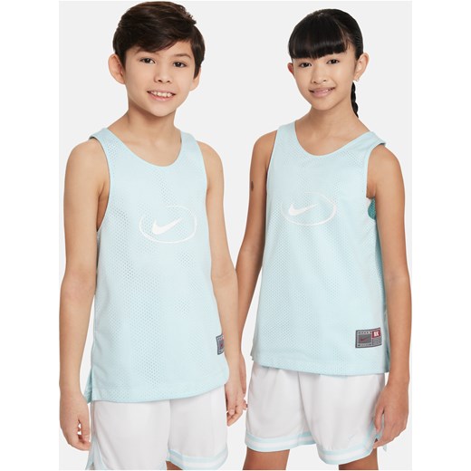Dwustronna koszulka dla dużych dzieci Nike Culture of Basketball - Niebieski ze sklepu Nike poland w kategorii Bluzki dziewczęce - zdjęcie 170947585