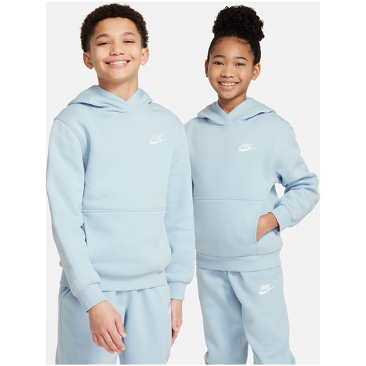 Bluza z kapturem dla dużych dzieci Nike Sportswear Club Fleece - Niebieski Nike XL Nike poland