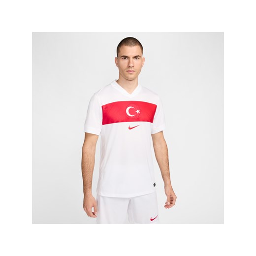 Męska koszulka piłkarska Nike Dri-FIT Turcja Stadium 2024/25 (wersja domowa) (replika) - Biel ze sklepu Nike poland w kategorii T-shirty męskie - zdjęcie 170947669