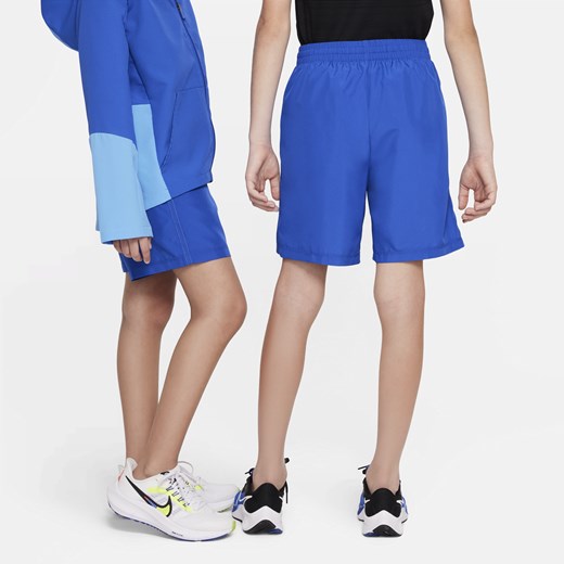 Spodenki treningowe dla dużych dzieci (chłopców) Nike Dri-FIT Multi - Niebieski Nike L Nike poland