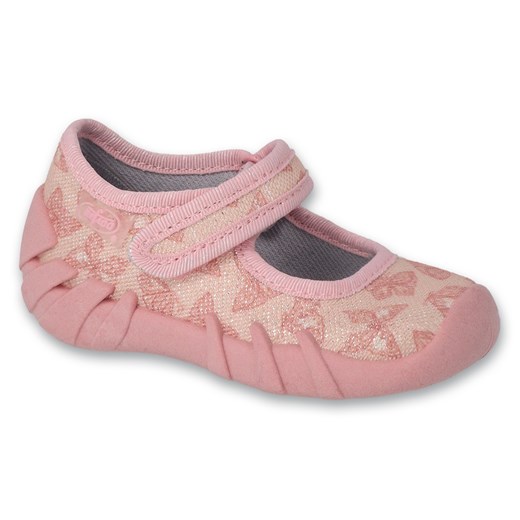 Befado obuwie dziecięce 109N263 różowe ze sklepu ButyModne.pl w kategorii Kapcie dziecięce - zdjęcie 170948836