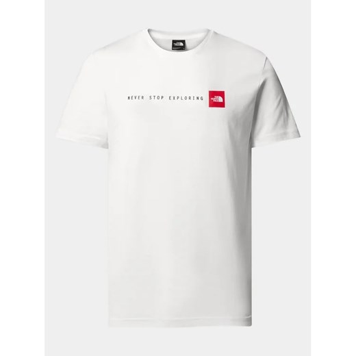 The North Face T-Shirt Never Stop NF0A87NS Biały Regular Fit The North Face XL MODIVO