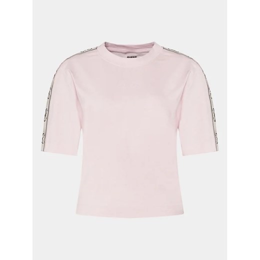 Guess T-Shirt V3RI08 I3Z14 Różowy Regular Fit Guess M MODIVO
