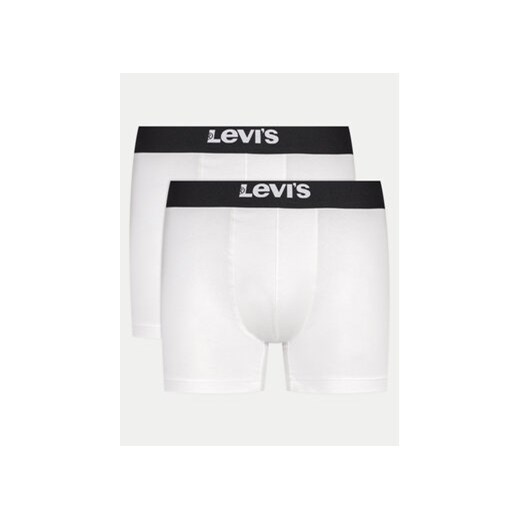 Levi's® Komplet 2 par bokserek Solid 37149-0812 Biały ze sklepu MODIVO w kategorii Majtki męskie - zdjęcie 170951988