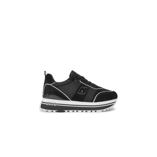Liu Jo Sneakersy Maxi Wonder 71 BA4055 PX453 Czarny ze sklepu MODIVO w kategorii Buty sportowe damskie - zdjęcie 170952348