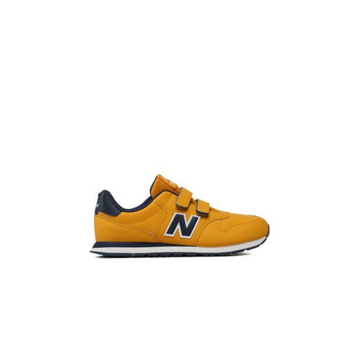 New Balance Sneakersy GV500VG1 Żółty ze sklepu MODIVO w kategorii Buty sportowe dziecięce - zdjęcie 170952507