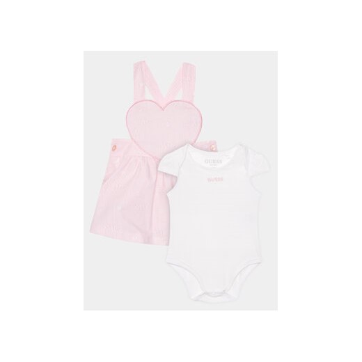 Guess Sukienka codzienna S4GG00 K6YW0 Różowy Regular Fit ze sklepu MODIVO w kategorii Komplety niemowlęce - zdjęcie 170952588