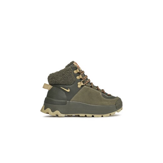 Nike Sneakersy City Classic Boot Prm Wp FD0211 300 Zielony ze sklepu MODIVO w kategorii Buty trekkingowe damskie - zdjęcie 170952635