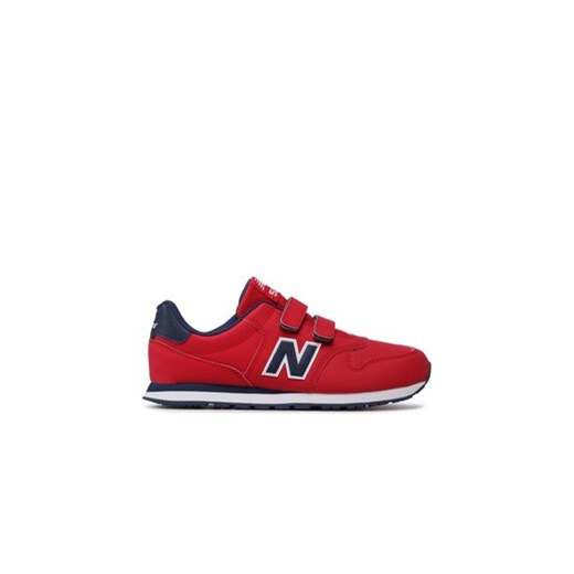 New Balance Sneakersy GV500TN1 Czerwony ze sklepu MODIVO w kategorii Buty sportowe dziecięce - zdjęcie 170952665