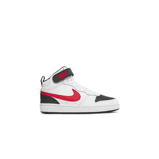 Nike Sneakersy Buty Court Borough Mid 2 (GS) CD7782-110 Biały ze sklepu MODIVO w kategorii Buty sportowe dziecięce - zdjęcie 170952898