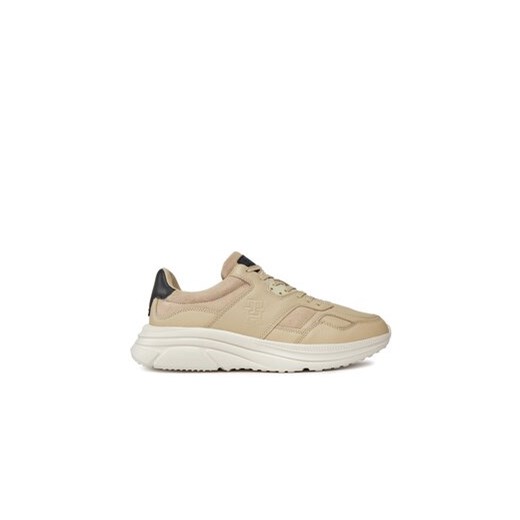 Tommy Hilfiger Sneakersy Modern Runner Premium Lth FM0FM04879 Biały ze sklepu MODIVO w kategorii Buty sportowe męskie - zdjęcie 170953155