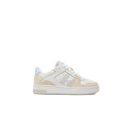 Calvin Klein Jeans Sneakersy Basket Cupsole Low Mix Nbs Dc YW0YW01388 Biały ze sklepu MODIVO w kategorii Buty sportowe damskie - zdjęcie 170953227