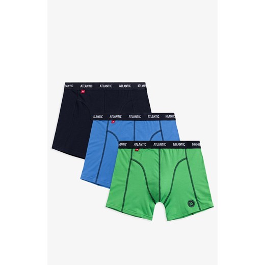 3-pack Bawełniane bokserki męskie Comfort 3MH-047, Kolor multicolour, Rozmiar M, ATLANTIC ze sklepu Primodo w kategorii Majtki męskie - zdjęcie 170953628
