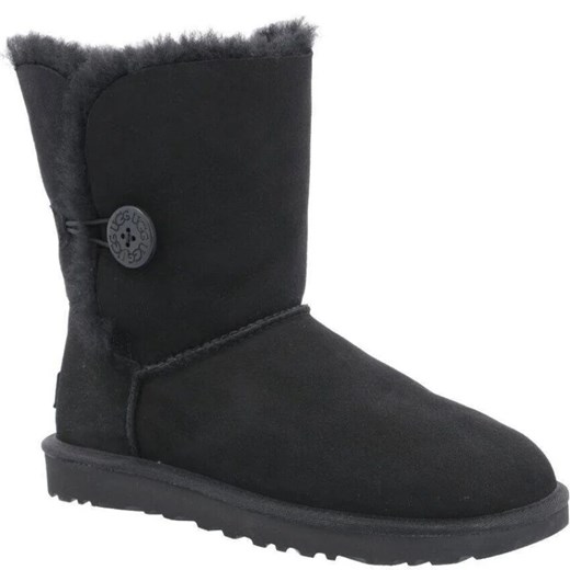 UGG Skórzane śniegowce W Bailey Button II | z dodatkiem wełny 37 Gomez Fashion Store